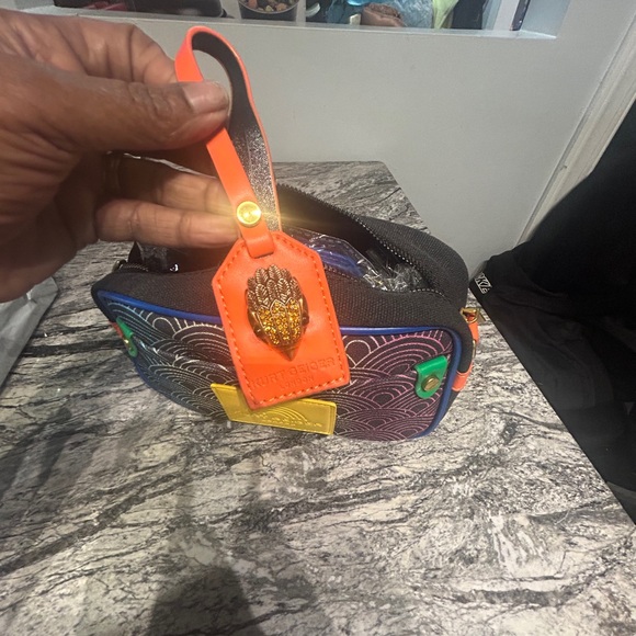 Kurt Geiger Rainbow Pattern Crossbody Bag - Picture 8 of 10